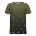 thumbnail image 4 of WAENQINLA Men's Graphic T Shirt Crew Neck Gradient Color Short Sleeve Shirts Hawaii Tropical Palm Tree Print Casual Tees, 4 of 5