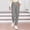 Gray, variant on Ayolanni Stretch Summer Pants for Women Lounge Solid Jogger Pants Beige Drawstring Elastic Waist Ladies Loose Trousers with Pockets L