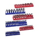 thumbnail image 1 of Juego organizador de enchufes VEVOR Magnetic, 6 piezas de 1/4 pulgadas, 3/8 pulgadas y 1/2 pulgadas, 1 of 9