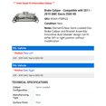thumbnail image 2 of Brake Caliper - Compatible with 2011 - 2019 GMC Sierra 2500 HD 2012 2013 2014 2015 2016 2017 2018, 2 of 2