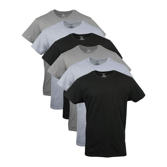George Men's Pocket T-Shirts, 6-Pack