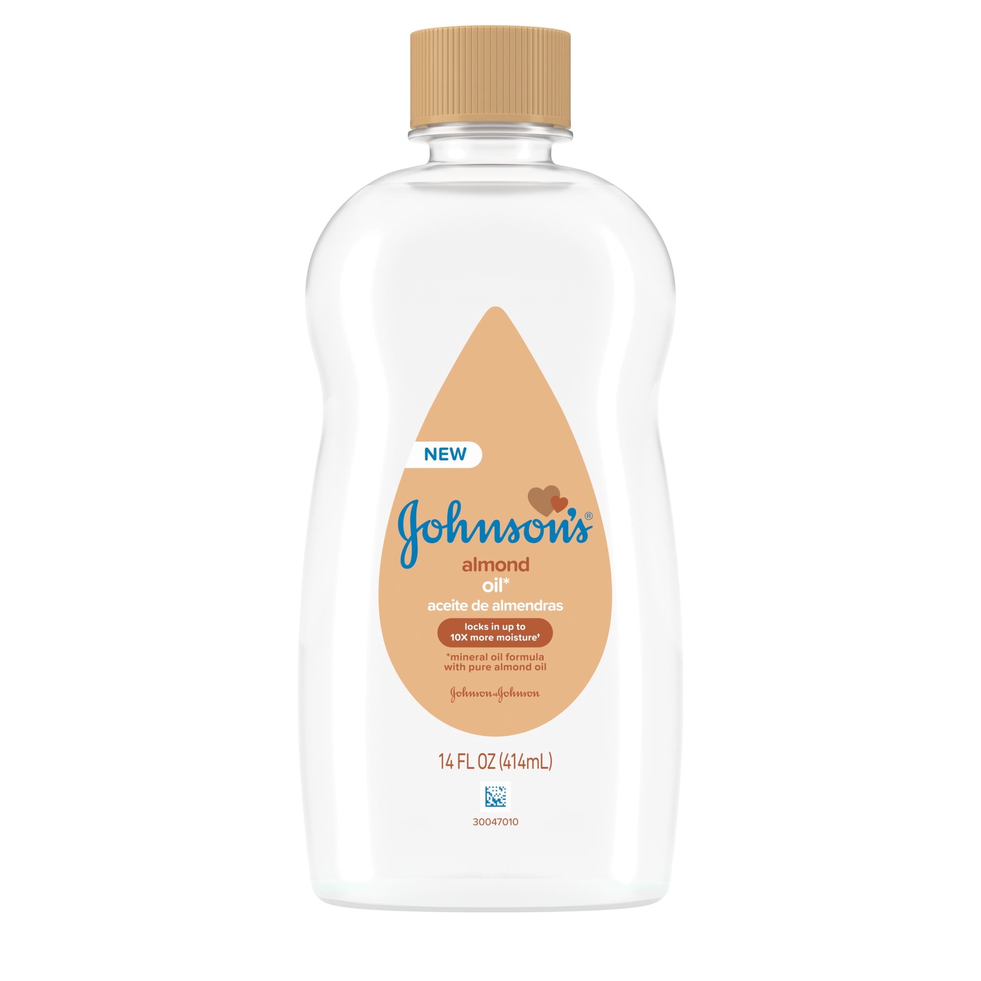 Johnson's Almond Oil Moisturizing Body & Massage Oil, 14 fl. oz