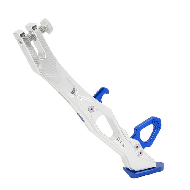 Soporte lateral de aleación de aluminio para motocicleta, marco de trípode, patas de estacionamiento, soporte B05026 (azul) Jadeshay A