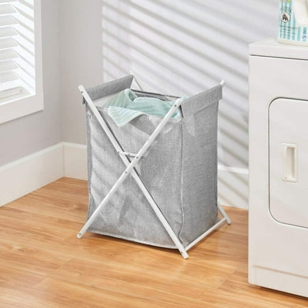 Sturdy Cloth Single Laundry Hamper Bag - Portable and Collapsible ...