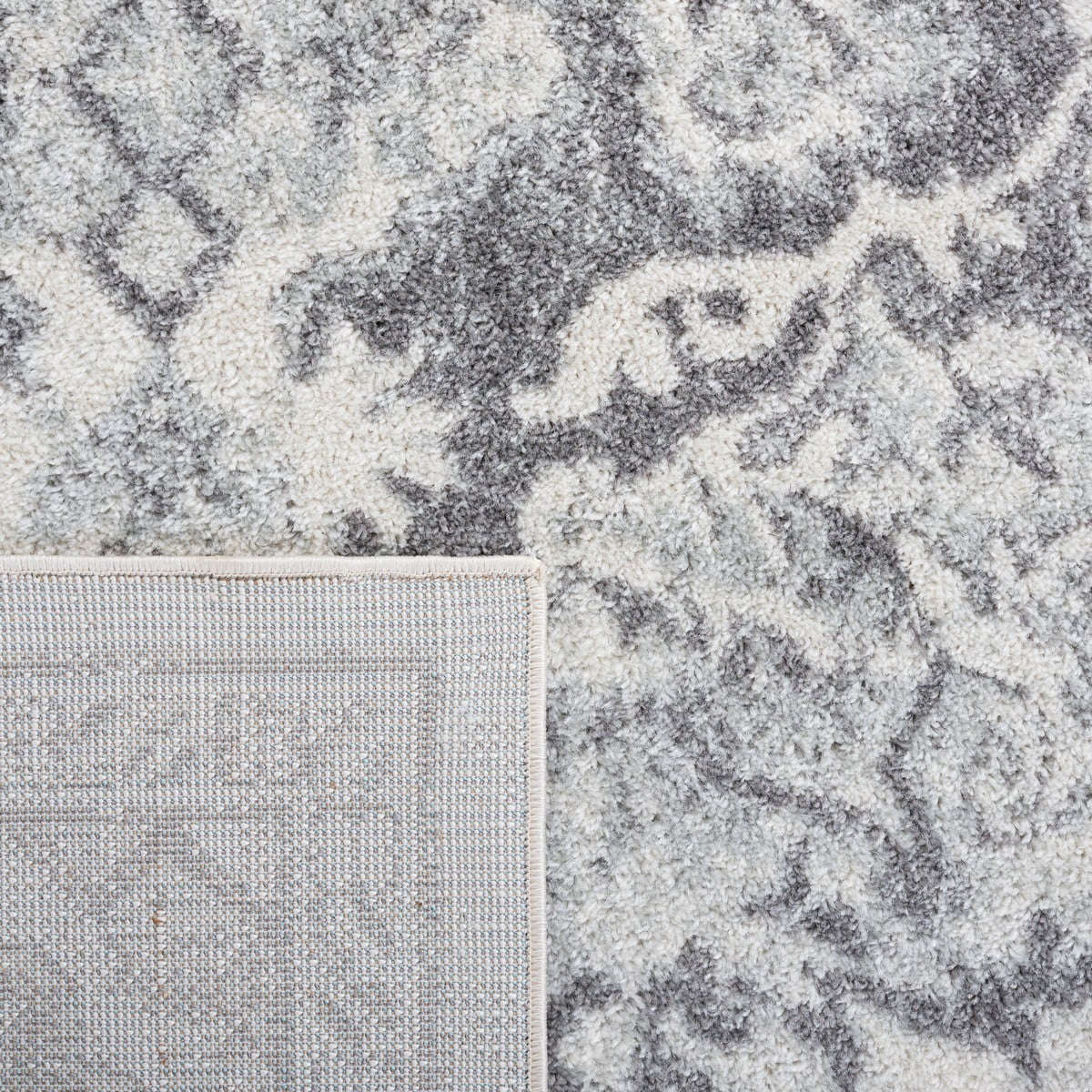 SAFAVIEH Tulum Apache Abstract Area Rug, 9' x 12', Ivory/Grey