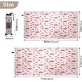 thumbnail image 3 of GZHJMY Red Strawberry Pink STRI Beach Towel Oversized Towel Blanket, Thin Lightweight Microfiber Sand Free Quick Dry Towel, 30”X60” Multipurpose Pool Bath Yoga Swim Shower Towel, 3 of 7
