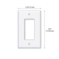 thumbnail image 2 of WIRESTER 1-Gang Decorator Light Switch Plate/Wall Plate Cover, Blue Ocean Wave, 2 of 6