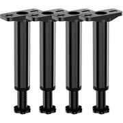 Ikerall Bed Support Legs, 4-Pack Adjustable Replacement Feet (7.48-13 Inch) for Large Bed Frame Slats – Plastic Bed Frame Legs