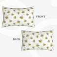 thumbnail image 4 of Fotbe Bee Pillow Cases - Envelope Closure - Luxury, Extra Soft, Cooling Pillow Covers - Wrinkle, Fade, Stain Resistant-14"x20", 4 of 8