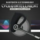 thumbnail image 5 of Auriculares Bluetooth 4,0, Auriculares Estéreo Inalámbricos Para Negocios, Auriculares Inalámbricos Con Reducción De Ruido De Llamadas Con Ganchos Para Los Oídos Para Negocios, Correr, Gimnasio seitruly HA037685-00, 5 of 6