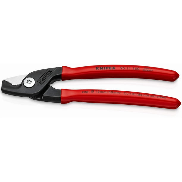 Tijeras para cables Scissors KNIPEX 95 11 160 StepCut, 16 cm