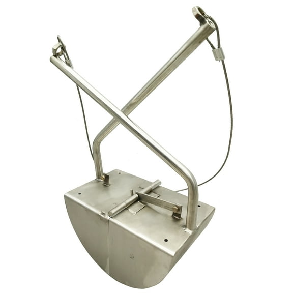 INTBUYING 3L Stainless Steel Grab Type Bucket Mud Sampler with Aluminum Box for Underwater Sediment Sampling