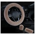 thumbnail image 1 of Plush Steering Wheel Cover and Handbrake Cover, 1 of 4