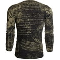 thumbnail image 3 of XTREME COUTURE Mens Long Sleeve KILLER Crewneck T-Shirt (Black/Tan), 3 of 7