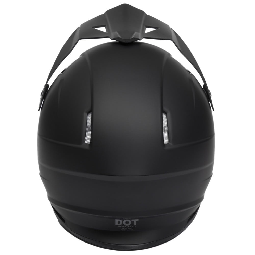 Raider Z7 MX ATV Off-Road Adult Helmet DOT Approved - Matte Black - Small