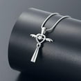 thumbnail image 4 of Love Infinity Necklace Urn Necklace for Ashes, Angel Wings Cross Necklace for Women Gifts Necklace with Wings Cremation Jewelry Gifts for Women Memorial Jewelry, 4 of 7