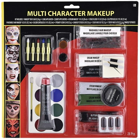 Multi Character Makeup Kit - Makeup Costume Accessory