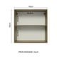 thumbnail image 3 of Alacena 70 cm 2 Puertas Madesa Glamy Marron/Blanco, 3 of 5