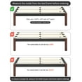 thumbnail image 4 of Hercules Xtreme Heavy-Duty Solid Bed Wood Slats | Durable Bed Slats for Mattress Support | Sturdy Bed Support Slats | Bunkie Board Replacement, Easy Assembly, & No Box Spring Needed | Euro Full, 4 of 10