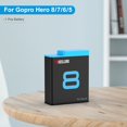 thumbnail image 1 of Batería KEELEAD Original para cámara de deportes de acción GoPro 1720mAh cargador rápido de 3 vías para Go Pro Hero 9 8 7 6 10 accesorios negros Tan Jianjun unisex, 1 of 2