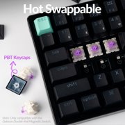 Keychron K4 HE 96% Wireless RGB Magnetic Switch Keyboard, Rapid Trigger, QMK, 2.4G/BT, Standard Black