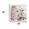 thumbnail image 5 of 40" Pink Laying Leopard Canvas Wall Art, 5 of 5