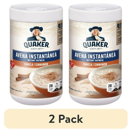 (2 pack) Quaker Cinnamon Instant Oats