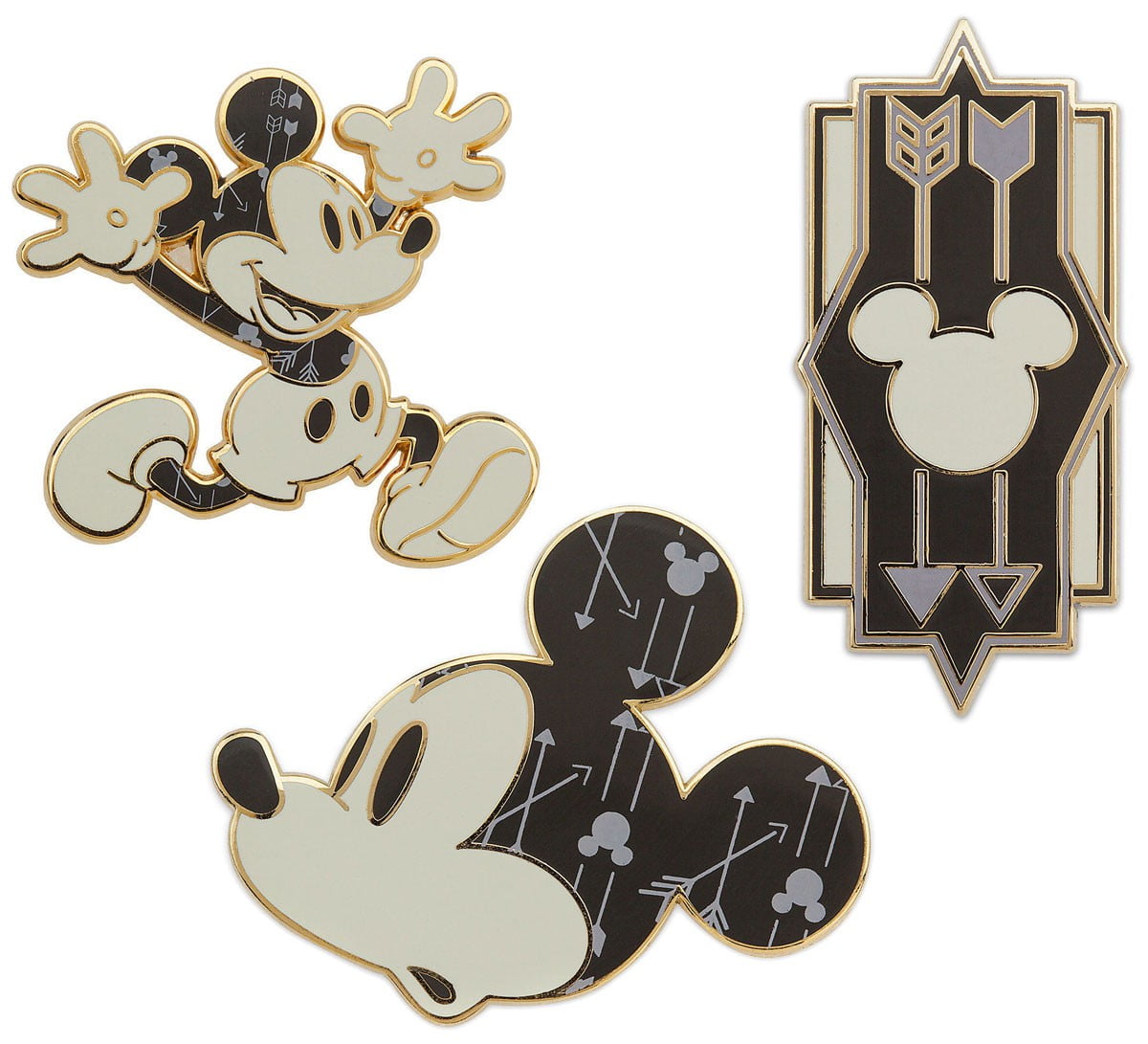 Disney Pin Lot of 10 : Mickey And Minnie Mouse Pins, First Edition ,Disney  Store
