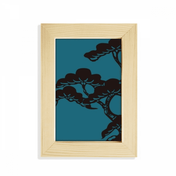 Painting Japanese Culture Blue Desktop Display Photo Frame Picture Art Painting 5x7 inch
