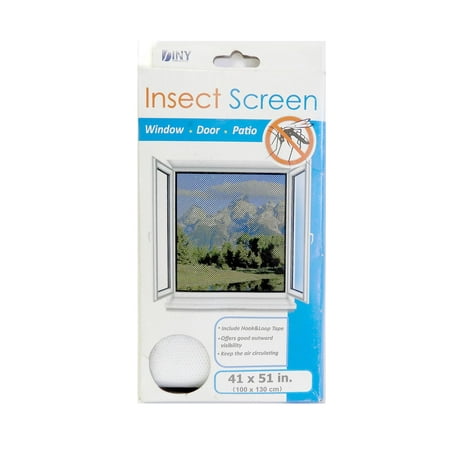 Expandable Window Screen - DIY Insect Window Screen Keep Out Flies Mosquitoes and Biting Bugs 41 x 51 inches