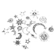 thumbnail image 3 of Forma , Estrella, Sol Colgante Para Decoración Accesorio De Fabricación De Abalorios Y Bisutería jinwen encantos de la estrella de la luna del sol, 3 of 8
