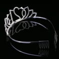 thumbnail image 6 of HONMEET Number Crown Headdress Silver Hair Accessories for Decoration, 6 of 6