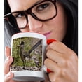thumbnail image 2 of 3drose, Greater Roadrunner Bird, Texas, Usa - Us44 Ldi0513 - Larry Ditto, 15oz Two-tone Red Mug, 2 of 6