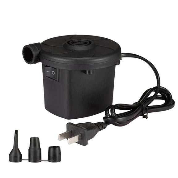 Electric Air Pump for Inflatables Portable Air Mattress Pump with Nozzles for Camping Travel Pool Floats