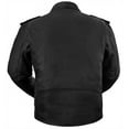 thumbnail image 2 of True Element Men's Basic Motorcycle Leather Jacket (XXXX-Large, Black), 2 of 2