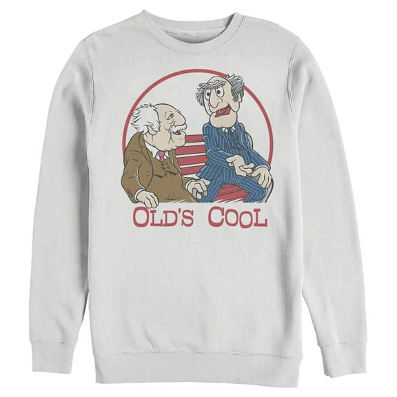 Men's The Muppets Old's Cool Sweatshirt White Medium