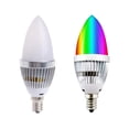 thumbnail image 5 of Rosnek E12 E14 LED Candelabra Light Bulbs, 3W RGB 16 Color Changing Candle Bulb Decorative Chandelier Light Bulb with Remote Control for Home Bar Party KTV, 5 of 7