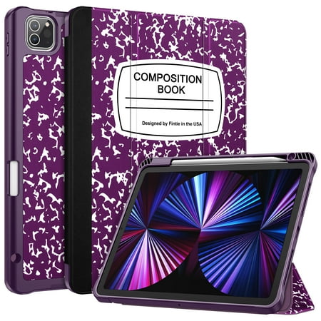 Fintie Case for iPad Pro 11-inch (4th / 3rd / 2nd / 1st Generation) 2022/2021 - Soft Flexible TPU Stand Back SlimShell Cover with Pencil Holder