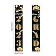 thumbnail image 3 of Beppter Hangs 2023 Graduation Banners Hanging Flags Porch Sign Class Of 2023 & Congrats Grad Banner 2023 Graduation Decorations Party Supplies For Indoor/Outdoor Home Door Decor, 3 of 4