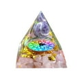 thumbnail image 1 of Orgonite Pyramide Améthyste Péridot Guérison Cristal Énergie Orgone Métiers (A), 1 of 6