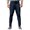 Navy, variant on gbyLJF Men's Sportswear Pants Solid Color Running Fitness Trousers Jogging Pants Drawstring Elastic Waist Long Pants with Zipper Pockets