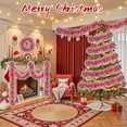 thumbnail image 4 of 33 Feet Christmas Tinsel Garland Metallic Twist Garland Frost Tip Glitter Shiny Wreath for Christmas Tree Party Supplies Indoor and Outdoor Decor, 4 of 7