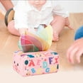 thumbnail image 1 of Juguete de caja de pañuelos para bebés,Juguetes Montessori para bebés de 6 a 12 meses,Caja de pañuelos de juguete sensorial,Juguetes educativos de apr Cerdo, 1 of 8