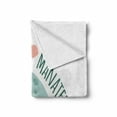 thumbnail image 2 of Manatee Soft Flannel Fleece Throw Blanket, Pastel Toned Arrangement with I Love Manatees Words Animal, Cozy Plush for Indoor and Outdoor Use, 70" x 90", Mint Green Jade Green, by Ambesonne, 2 of 6