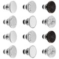 thumbnail image 2 of LUOEM 12 Pcs Instant Button Adjustable Jeans Button Nail Free No Sew Needed Removable Waist Buckle, 2 of 3