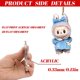 thumbnail image 3 of Labubu Pop Mart Pop Mart Ornaments, Acrylic Hanging Xmas Tree Decoration Home Car Backpack Pendant Gift For Kids I, 3 of 5