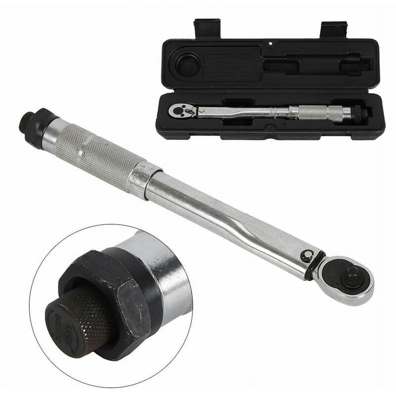 Calibrated Click Hand Ratchet, Adjustable Torque Wrench With Extreme Durability, Quick Socket Release For Professional And Industry Applications, Storage Case Included