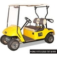 thumbnail image 5 of 10L0L Golf Cart Seat Covers for EZGO TXT RXV &Club Car DS,Washable Mesh Bench Seat Cover-Gray Beige, 5 of 7