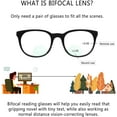 LifeArt Bifocal Reading Glasses, Transition Photochromic Dark Grey