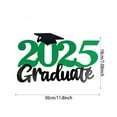 thumbnail image 2 of 2025 Graduation Party Wooden Sign - Celebrate Your Milestone with Durable Wall Decor for Festive Atmosphere - Perfect for Decorations and Photo Props at Any Celebration, 2 of 5